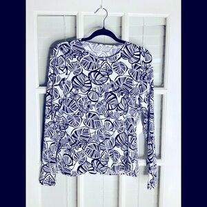 lands end women's sun protection long sleeve swim shirt